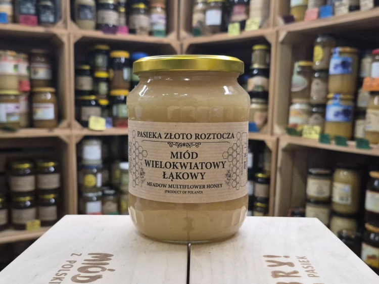 Miód Wielokwiatowy łąkowy 1000g