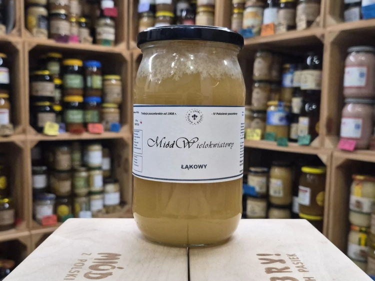 Miód Łąkowy spod Zamościa 1100g
