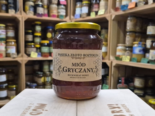 Miód Gryczany z Roztocza 1000g rocznik 2026 (płynny)