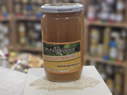Miód Malinowy 1000g