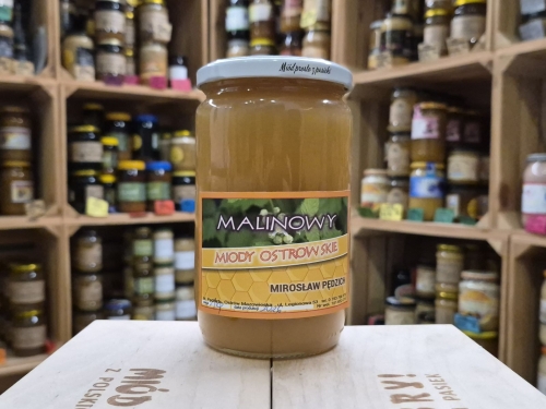 Miód Malinowy 1000g