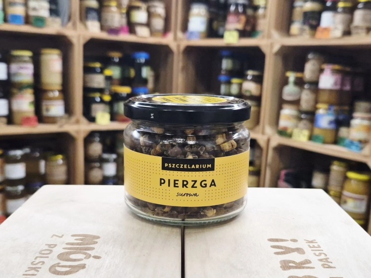 Pierzga Pszczela (surowa, lekko podsuszana) Pszczelarium 160g
