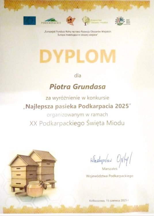 Najlepsza pasieka Podkarpacia 2025