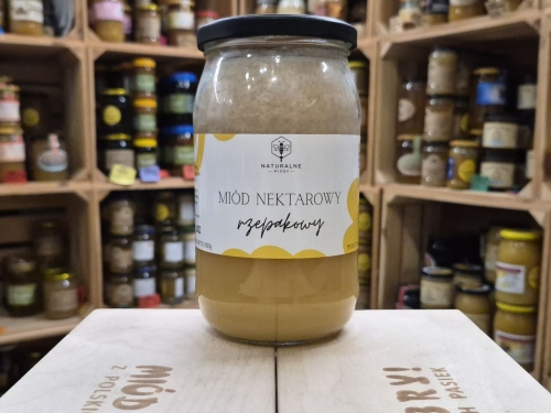 Miód Rzepakowy 1050g rocznik 2026