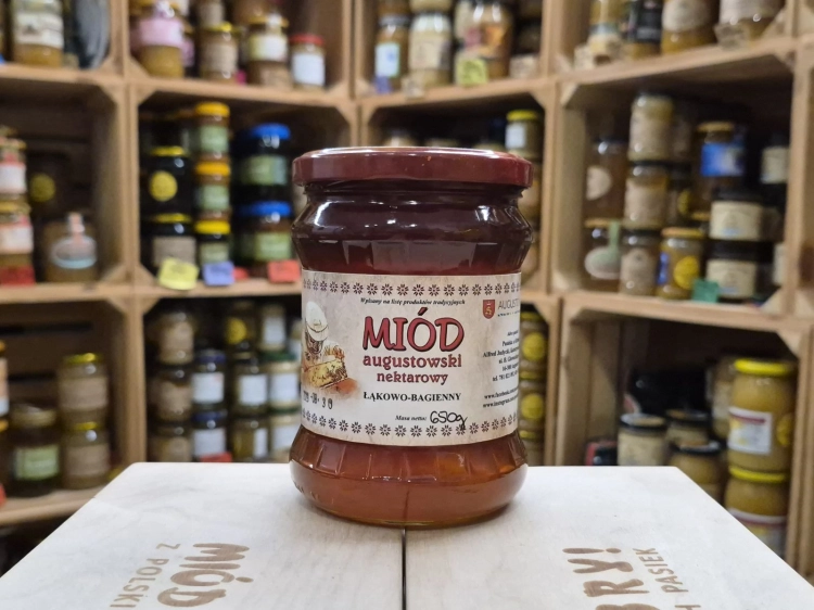 Miód łąkowo-bagienny 650g zbiór z sierpnia 2026