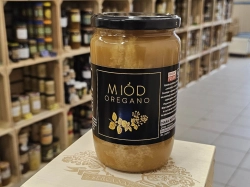Surowy Miód z (nektaru!) Oregano 980g rocznik 2026 (nigdy niepodgrzewany)