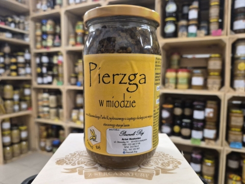 Pierzga w miodzie 500g pierzgi zalanej 500g miodu