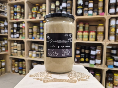 Miód z propolisem 1000g