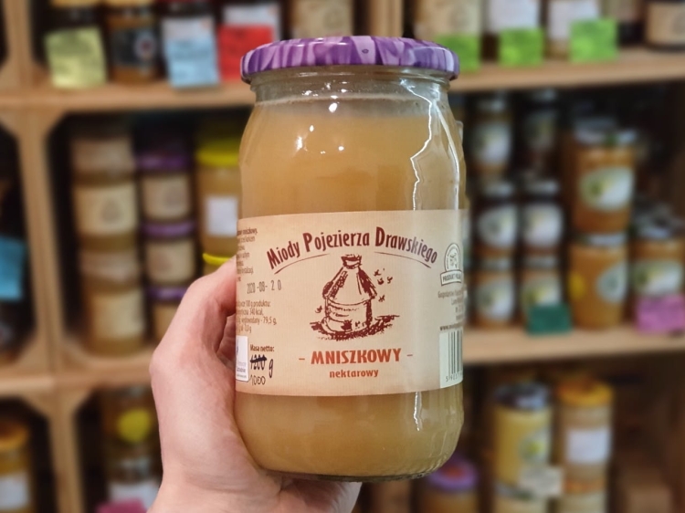 Skrystalizowany Miód Mniszkowy z Pojezierza Drawskiego 1kg.jpg