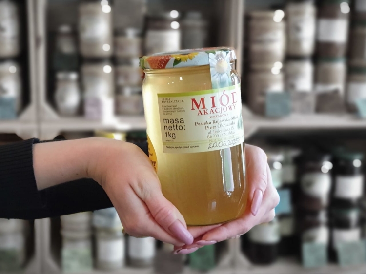 Miód Akacjowy z Kujaw 1000g.jpg