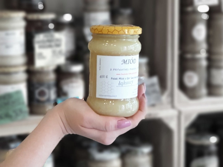 Miód Łąkowy spod Bodzentynia 400g skrystalizowany.jpg