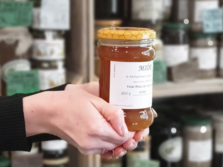Miód Leśny z Gór Świętokrzyskich 400g płynny