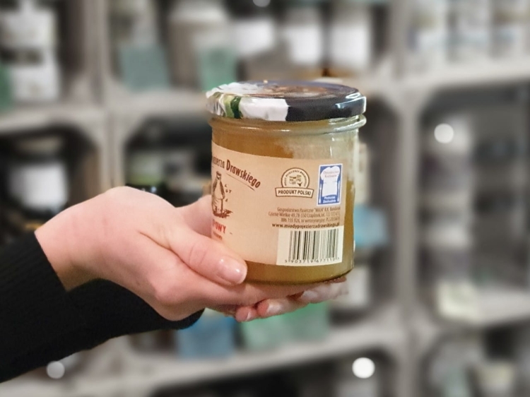 Miód Lipowy z Pojezierza Drawskiego 400g skrystalizowany