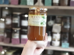 Surowy Miód Kminkowy z upraw ziół na Kujawach 1000g