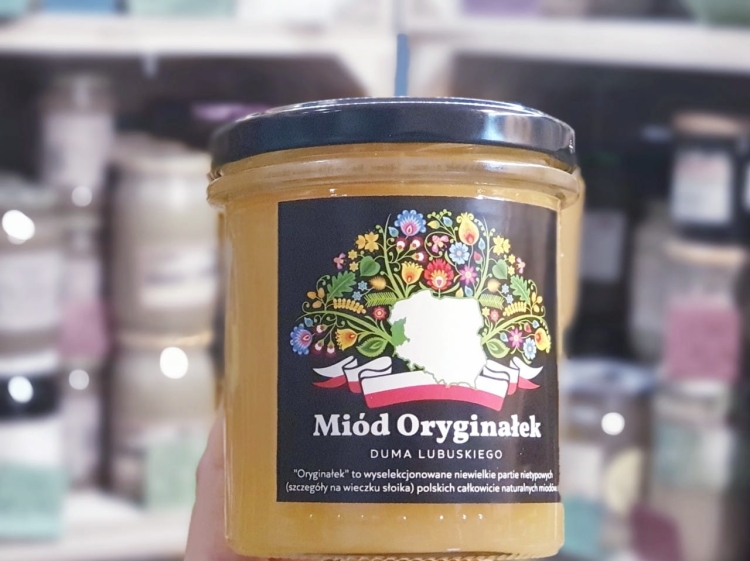 Miód o naturalnym smaku pomarańczowym 500g