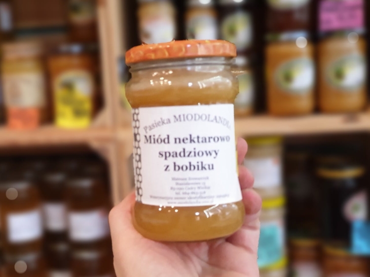Miód Nektarowo-Spadziowy z Bobiku z Żuław Gdańskich 400g skrystalizowany