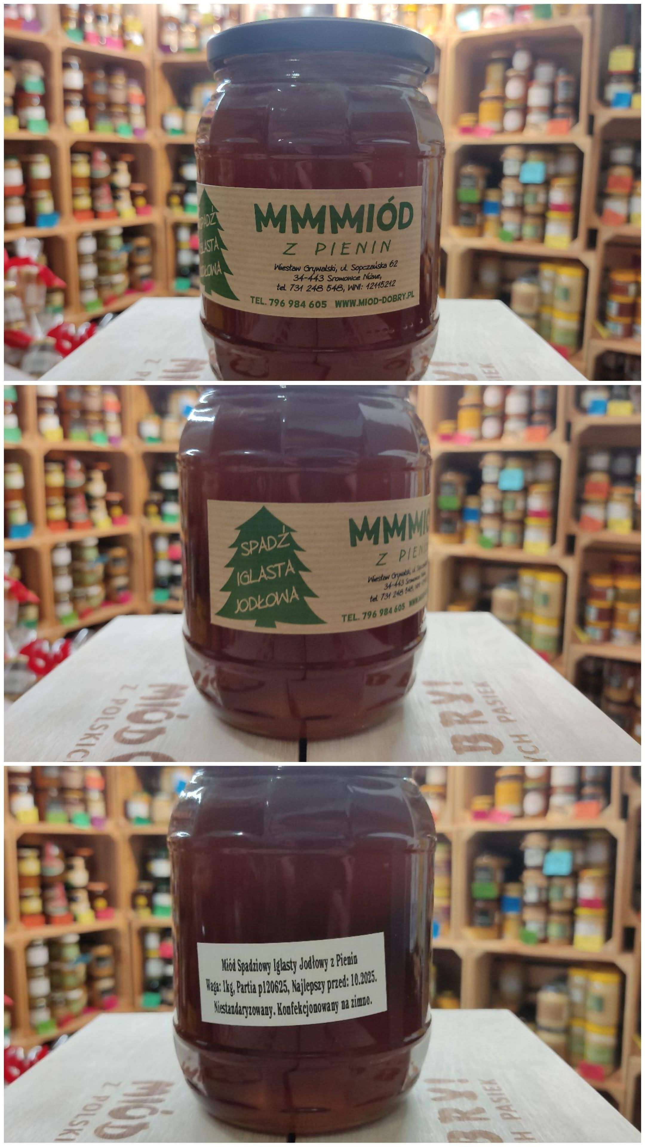 miód spadziowy iglasty doskonały na prezent