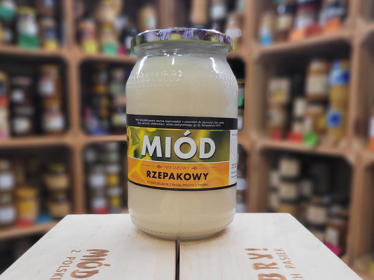 Miód Rzepakowy z Podgórza Sudeckiego 1200g