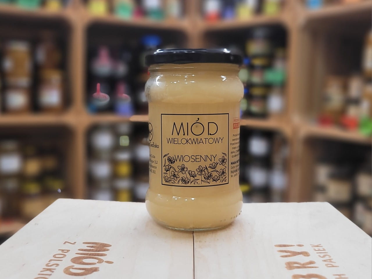 Miód Wielokwiatowy Wiosenny 2025 z Wyżyny Lubelskiej 400g z pierwszego rozlania